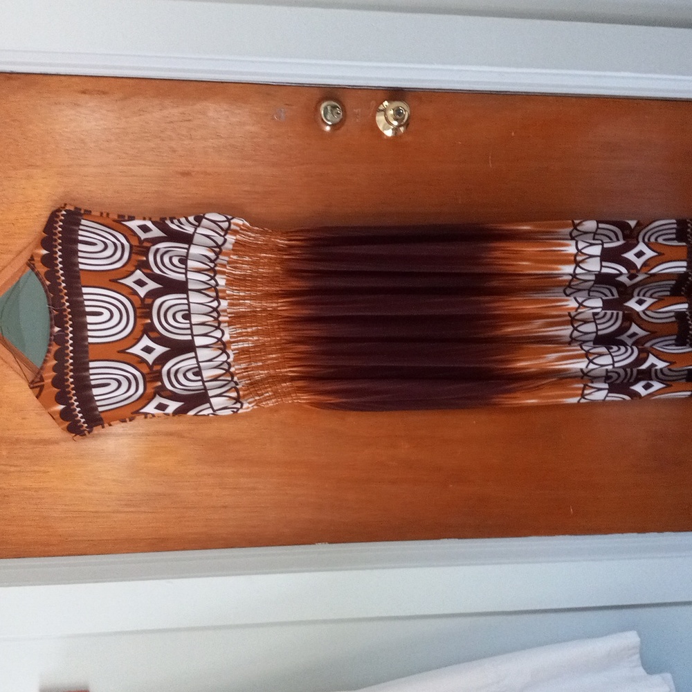 Jon & Anna orange/brown Sleeveless maxi dress - Picture 10 of 16